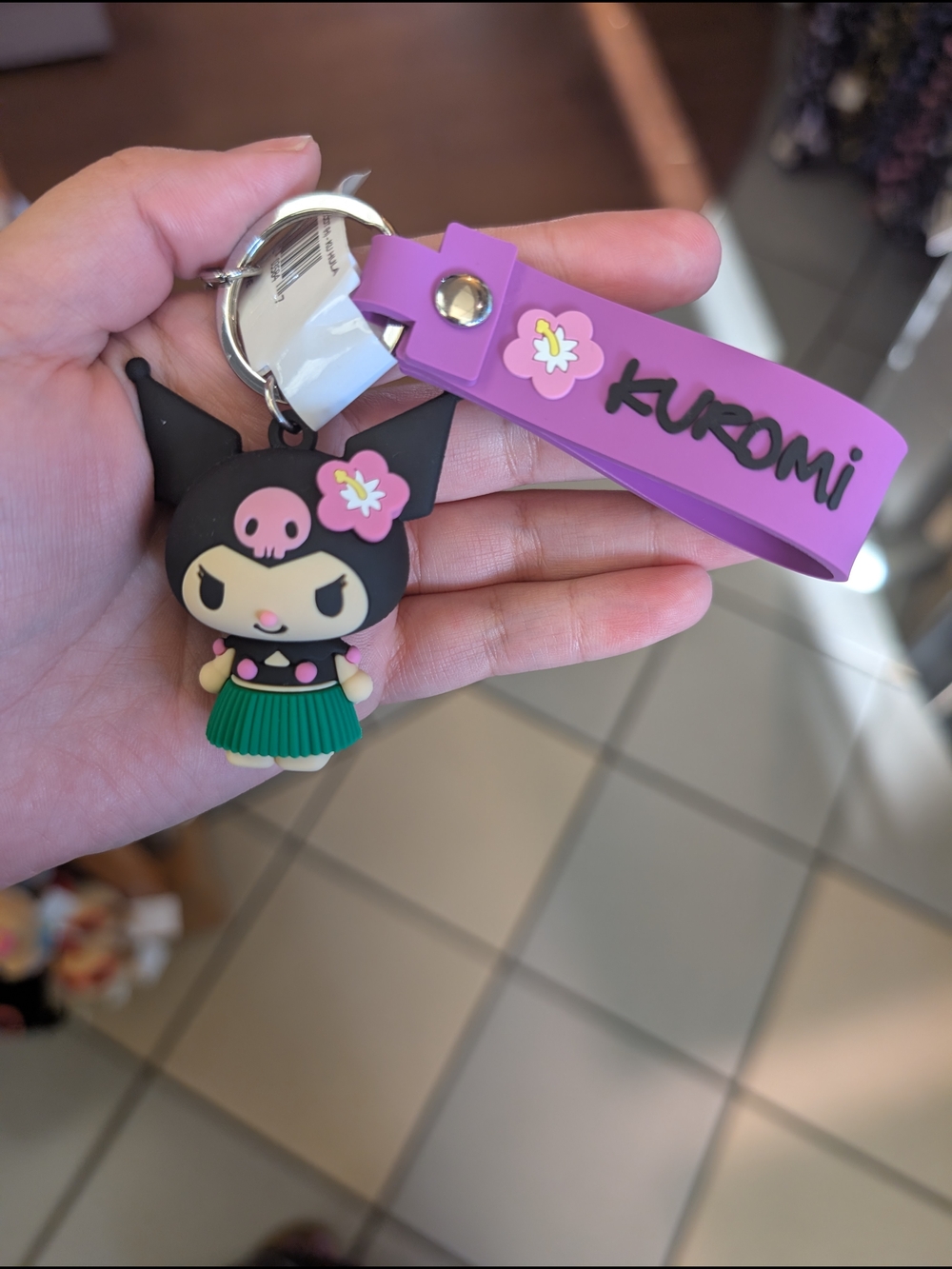 Hello Kitty & Friends: Kuromi Keychain with Purple Strap